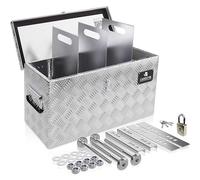 CARGO VA Intelligent Vehicle Accessories CargoVA - Wasserfeste Deichselbox - Mit Befestigung & Vorhängeschloss - Abschließbare Anhängerbox [70x25x30CM] - Transportbox