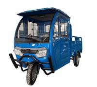 Cargo Volt Elektro Lastenrad Lasten-Dreirad Voll-Kabine Pritsche 45km/h 72V