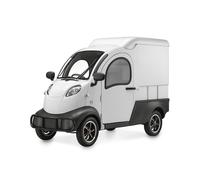 Cargo Volt Truck Elektro Lastenrad mit Kabine mit Kastenaufbau 45km/h