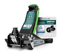 CargoVA Wagenheber Hydraulisch 3T - TÜV Zertifiziert 75-505 mm Hubhöhe, Wagenheber SUV inkl Gummiauflage, Profi Rangierwagenheber Hydraulischer perfekt für die Heimwerkstatt
