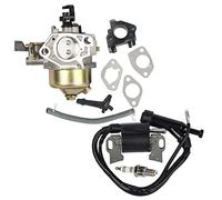 Carkio Stück Vergaser mit Zündspule Zündkerze Compatible with GX340 GX390 11HP 13HP Motor Rasenmäher New