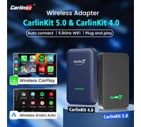 CarlinKit 5.0 & CarlinKit 4.0 Wireless CarPlay Android Auto Waze Music Spotify Auto für Audi Golf Peugeot Mazda KIA Mercedes MG Genuine Guarantee CarlinKit 4.0
