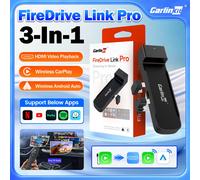 CarlinKit FireDrive Link Pro 3-in-1-Wireless-Adapter Wireless Android Auto CarPlay HDMI für Fire TV Stick Lite/Max/HD Play Video Markenprodukte Original FireDrive Link Pro