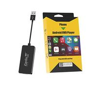 Carlinkit Wired CarPlay/Wired Android Auto Adapter für Android Radio Car, Autokit APK muss im Autoradio installiert Werden, Support MirrorScreen/Online Upgrade, Schwarz