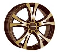 CARMANI 09 Compete brown gold polish 6,5x15 ET44 5.00x112 Hub Bore 66.60 mm - Alu felgen