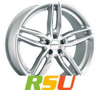 Carmani 13 Twinmax white silver 8x18" ET35 LK5 114.3 ML 72.6 Alufelgen 18 Zoll