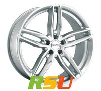 Carmani 13 Twinmax white silver 8x18" ET45 LK5 108 ML 63.4 Alufelgen 18 Zoll