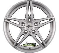 Carmani 15 Oskar kristall silber 6.5x16 ET46 - LK5/112 ML57.1 Felge Alu