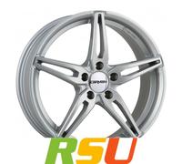 Carmani 15 Oskar kristall silber 7.5x18" ET39 LK5 112 ML 66.6 Alufelgen 18 Zoll