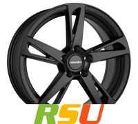Carmani 16 Anton black matt 7.5x17" ET47 LK5 112 ML 66.6 Alufelgen 17 Zoll