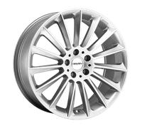 Carmani 17 Fritz White Silver Alufelge 18 Zoll ET43 5x112 ML66,6