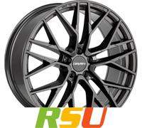 Carmani 20 Ludwig hyper gun 7.5x17" ET35 LK5 112 ML 66.6 Alufelgen 17 Zoll