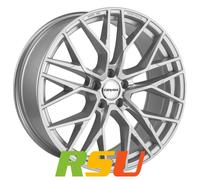 Carmani 20 Ludwig white silver 8.5x19" ET45 LK5 114.3 ML 72.6 Alufelgen 19 Zoll