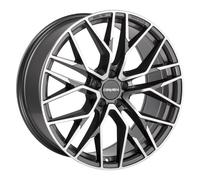 Carmani 20 Ludwig, 7.5x17 5/112 ET35, grau Front poliert