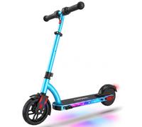 Caroma Elektroroller für Kinder von 6-12 Jahren, 150W Motor bis 16 km/h E Scooter, Faltbarer E Roller mit Bunte Leuchten & LED-Display，80 Min. Fahrzeit, Einstellbare Geschwindigkeit & Höhe