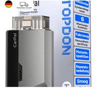 TOPDON Carpal-A, OBD2-Scanner, Alle System-Diagnose, drahtlose Bluetooth-Diagnose-Tool, Fahrzeug-Gesundheits-Check, Smog-Check, Reparatur-Leitfaden, Motor-Inspektion, Fahrzeug-Performance-Test