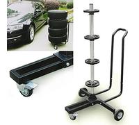 Carparts-Online 27869 Felgenbaum Reifen Ständer für Sommer Winterräder zur Lagerung fahrbar bis 100kg