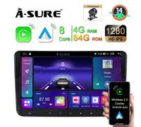 Carplay 4+64G Android 14 Autoradio Navi für VW Golf Mk5/6 Polo 6R Tiguan Touran