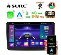 Carplay 4+64G Android 14 Autoradio Navi für VW Golf Mk5/6 Polo 6R Tiguan Touran