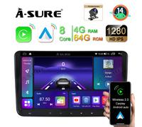 Carplay 4+64G Android 14 Autoradio Navi für VW Golf Mk5/6 Polo 6R Tiguan Touran