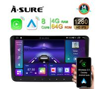 Carplay 64G Android 15 Autoradio Navi für VW Golf Mk5/6 Polo 6R Tiguan Touran FM