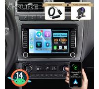 CarPlay Auto Radio Android 15 DAB+ Kam Für VW GOLF 5 6 Tiguan Touran Caddy Polo