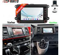 Carplay Für VW T6 Transporter Multivan Android 15 Autoradio BT GPS Navi + Kamera