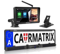 CarPlay und Android Auto Solar Rückfahrkamera HD Rückfahrsystem im Nummernschild