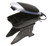 Armauflage Universal Chrom / Schwarz 30 x 13,5 x 27-32 cm