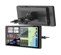 CARPURIDE Kabelloses CarPlay & Android Auto 4+64 GB, Online- und Offline-GPS, G00GLE Play, Mirror Link, Bluetooth, GPS-Antenne, Rückfahrkamera, Vollbild 10,26", Anzeigebereich 9,3"