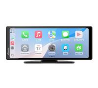 Carpuride V92 Tragbares Autoradio Kabellos Carplay & Android Auto, 10,26 Zoll 1080P HD Touchscreen Radio mit BT 5.0, Mirror Link Halterung Truck RV Armaturenbrett