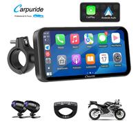 Carpuride W603D Kabelloses Carplay Android Auto Für Moto Mit 1080p Doppelkameras