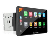 Carpuride YT101S Doppel-DIN-Autoradio - Kabelloses CarPlay und Android Auto mit Rückfahrkamera, 10,1-Zoll-HD-Touchscreen, GPS-Navigation, Mirror Link, Bluetooth-Musik, USB, FM, SWC