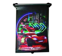 Cars Neon Auto Sonnenschutz Rollo Kinder Seitenschutz Sonnenblende universal