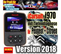 iCarsoft i970 für Peugeot Citroen OBD Diagnosegerät