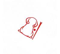 Cartoon Hunde Design Aufkleber für die Heckscheibe des Autos, Spaß, Wischerbewegung, wasserfest, dekorativer PVC Aufkleber, universell lustiger beweglicher Schwanz, Katze, Autoaufkleber, Aufkleber