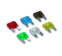 Cartrend 10527 Sicherungen Minisicherungen|KFZ Flachsicherungen Set|Autosicherungen 7,5 A, 10 A, 15 A, 20 A, 25 A, 30 A, 6-teilig