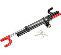 CARTREND 60159 Lenkradkralle mit Pedalsperre schwarz Rot