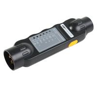 Cartrend Prüfgerät Beleuchtungs-Tester Anhänger 7-Polig 12V Trailer Prüfer KFZ