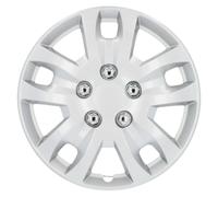 UNITEC 74854 Radzierblende Hockenheim, 4-er, 17", 100% ABS, silber - 4-er Set
