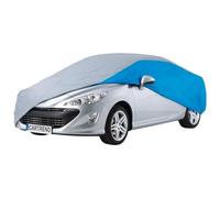 cartrend Vollgarage Vlies L (482x177x121cm) grau-blau