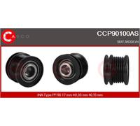 CASCO Riemenscheibe, Generator Universal 49,35mm für FORD VAG IKA CCP90100AS