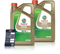 Castrol 10 L EDGE 0W-20 LL IV + Ölwechsel-Anhänger [Hersteller-Nr. 15F615]