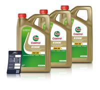 CASTROL 3x 5 L EDGE 5W-30 LL MOTORÖL FÜR ACEA C3 API SQ BMW MB OPEL VW RENAULT #