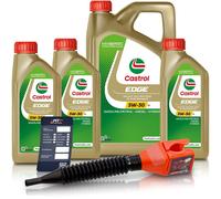 CASTROL 8 L EDGE 5W-30 LL MOTORÃ-L FÃœR ACEA C3 API SQ BMW MB OPEL VW RENAULT #