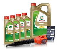 Castrol 9 L EDGE 5W-30 LL + Ölwechsel-Anhänger + Einfülltrichter [Hersteller-Nr. 15669E]