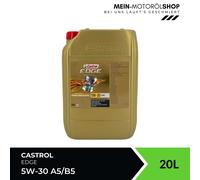 20 LITER CASTROL EDGE 5W-30 A5/B5 20L KANISTER FORD M2C913C JAGUAR STJLR.035003