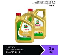 Castrol Edge Professional Longlife 3 5W-30 VW 507/504 C30 2x4 Liter = 8 Liter