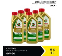 Castrol Edge Professional V 0W-20 Volvo VCC RBS0-2AE ACEA C5 1 Liter