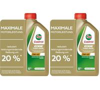 Castrol EDGE TURBO DIESEL 5W-40 Motoröl, 1L (Packung mit 2)